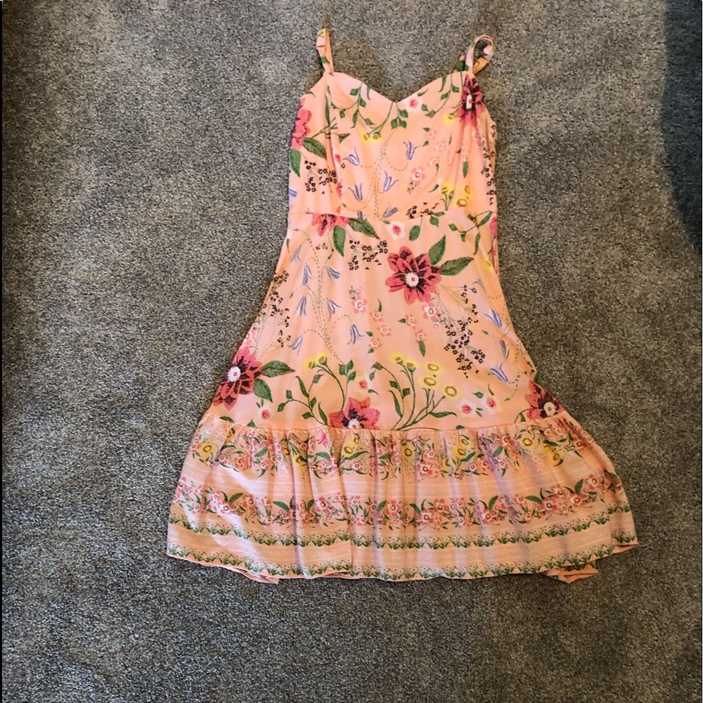 Pink floral old navy dress